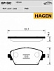 Колодки тормозные передние GP1582 Hagen