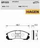 Колодки тормозные передние GP1523 Hagen